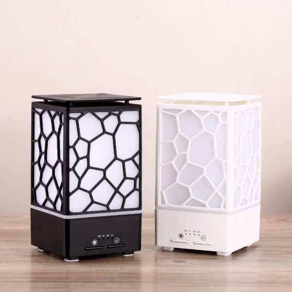 Humidifier , Essential Oil Diffuser Water Cube Air Freshener with LED Night Light