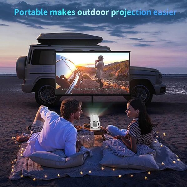 4K Mini Projector 5000 Lumen LED 1080P WiFi Bluetooth with Android 11 Ultra HD Portable Home Theater