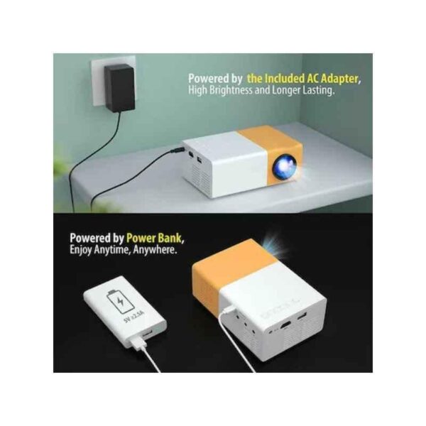 Mini Home Theater LED Portable Projector with Remote Control