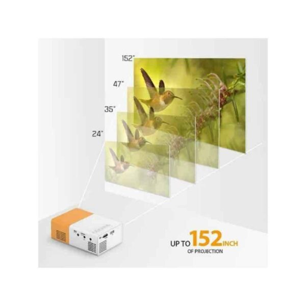 Mini Home Theater LED Portable Projector with Remote Control