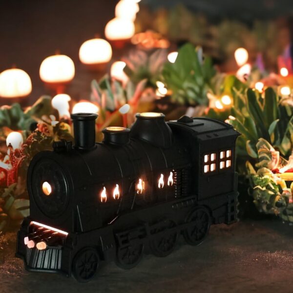 300ml Train Essential Oil Diffuser – Ultrasonic Cool Mist Aromatherapy Diffuser for Large Rooms with Auto Shut-Off and 2 Light Modes – Perfect for Home, Office, or as a Unique Gift