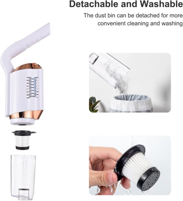 Multifunction Lightweight Handheld Stick Cleaner, Cordless 8500Pa 150W Rechargeable Vacuum Cleaner for Hard Floor, Carpet, Pet Hair, Home, Office, Car Cleaning
