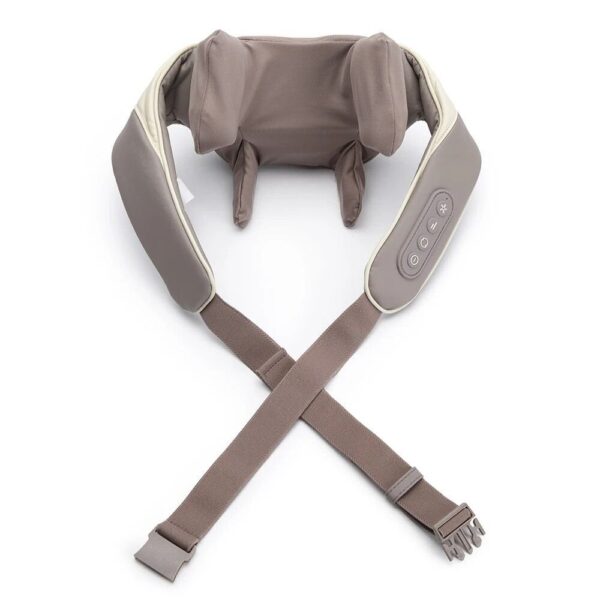 Neck Massager with Heat Intelligent Wireless Portable Neck Shoulder Massager, 2 Modes 2 Levels Deep Tissue Massager for Back Legs Muscles Pain Relief